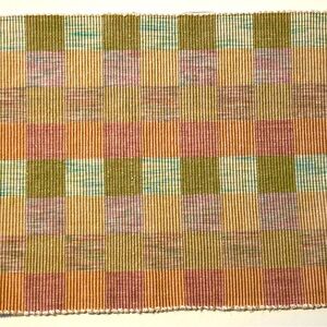 New Pastel Plaid Fabric Placemats (8), SZ 16”x13”, Heavy Cotton, Beautiful!